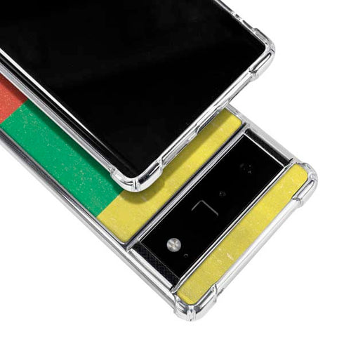 Lithuania Flag Distressed Google Pixel 6 Clear Case